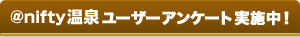 @nifty���򃆁[�U�[�A���P�[�g���{���I