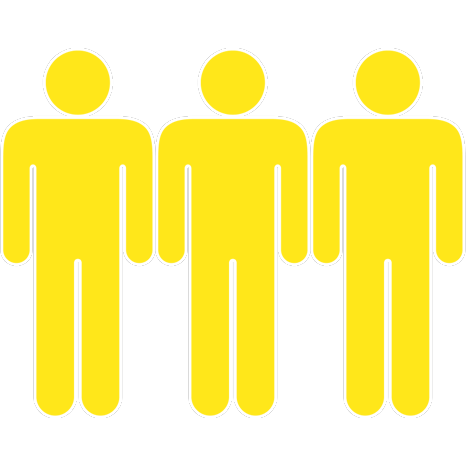 やや混んでいる