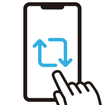 リポストのイラスト