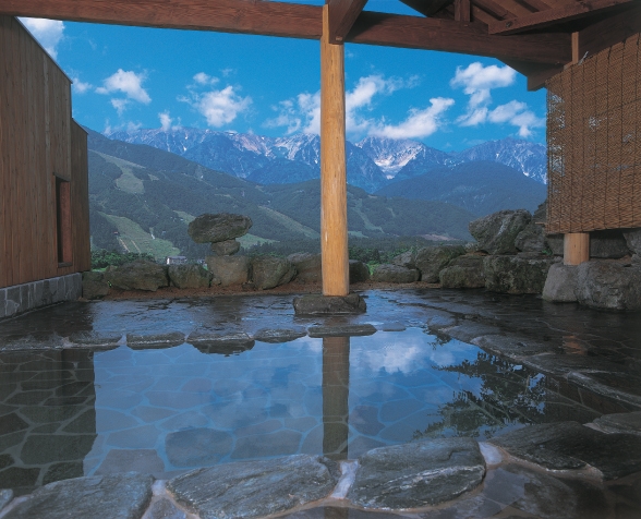 『白馬八方温泉　みみずくの湯』　入浴料100円引き！