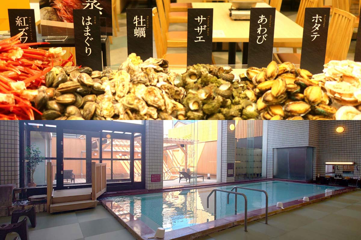 「大江戸温泉物語 あわづグランドホテル」は大江戸三つ星バイキング・温泉・キッズパークが魅力