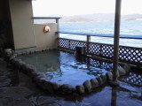 浜名湖間近の露天風呂