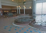 広めの大浴場はなかなか満足。岡山空港に…