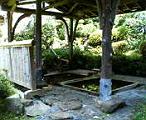 関金温泉の象徴的露天風呂