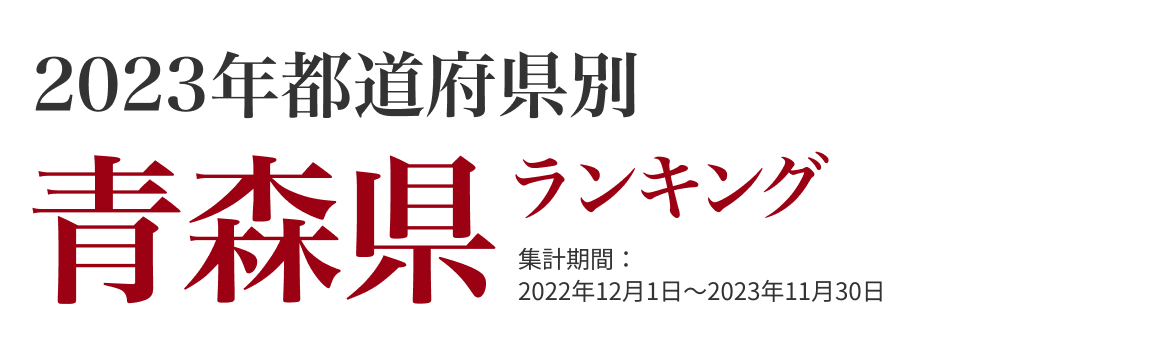 青森県ランキング