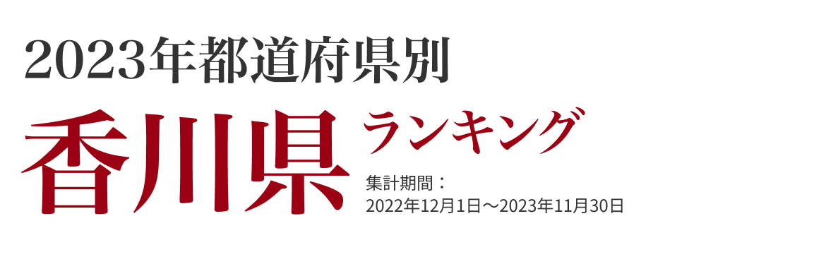 香川県ランキング