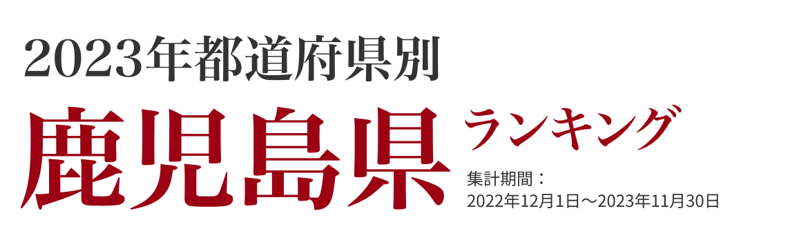 鹿児島県ランキング