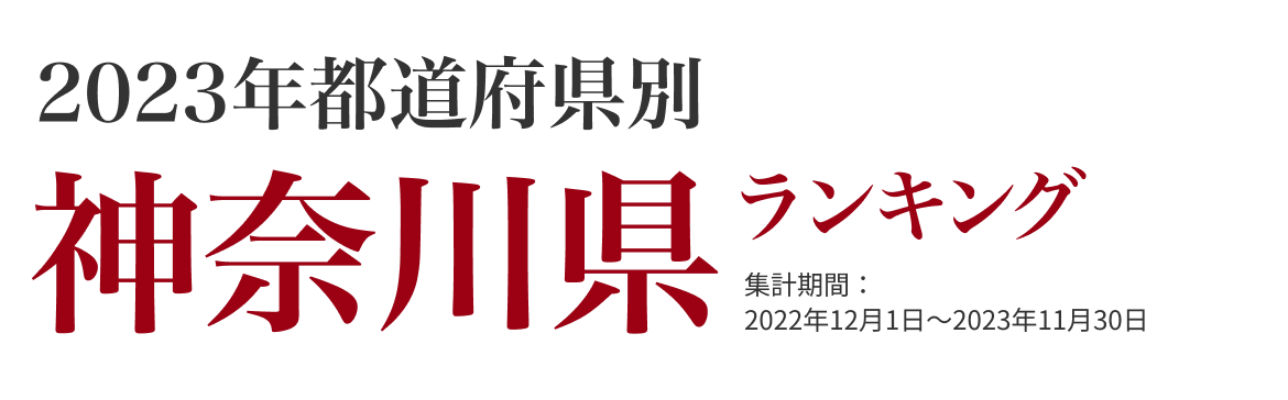 神奈川県ランキング