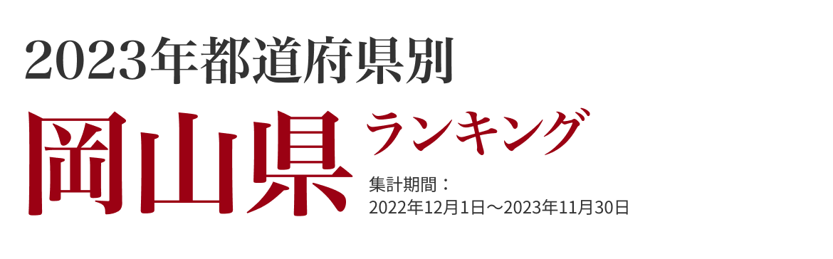 岡山県ランキング