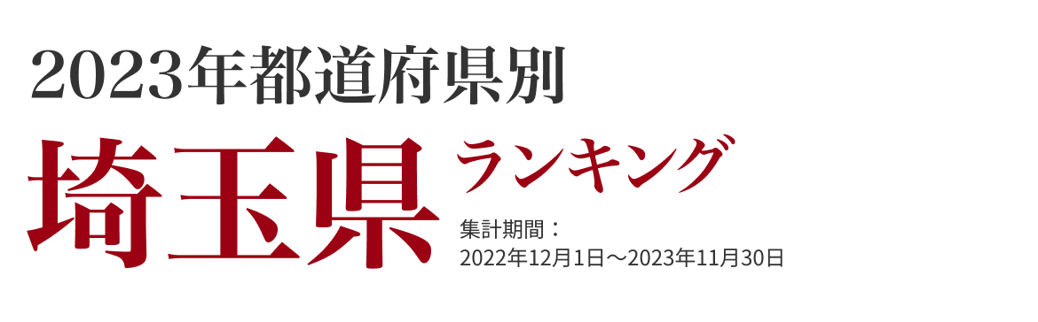 埼玉県ランキング
