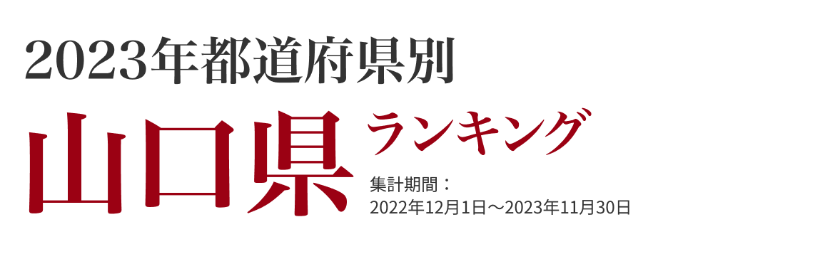 山口県ランキング